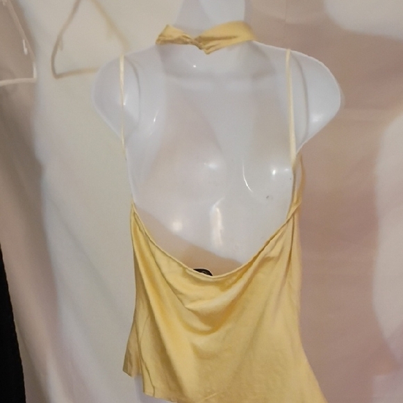 St. John Collection Yellow Draped Camisole - Picture 3 of 4